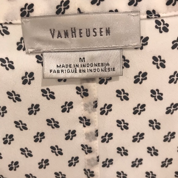 Van Heusen black and white top - Picture 3 of 3